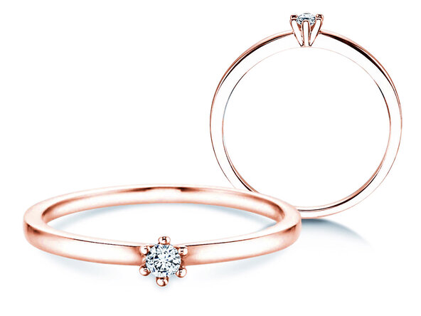 Verlobungsring Classic Petite in Roségold