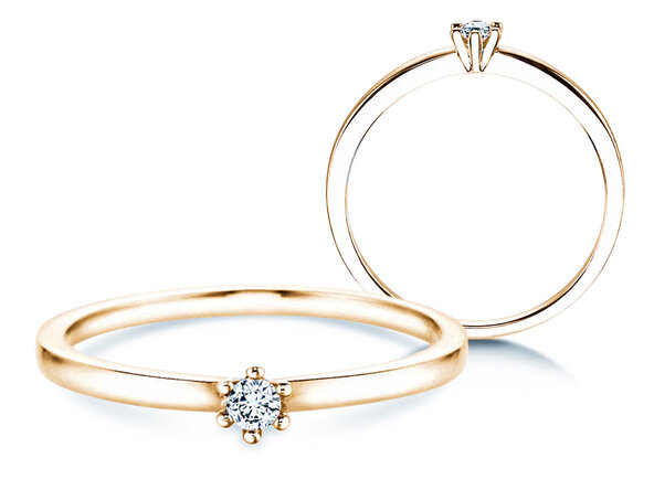 Verlobungsring Classic Petite in Gelbgold