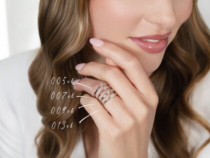 Verlobungsring Classic Petite in 14K Gelbgold mit Diamant 0,07ct G/SI