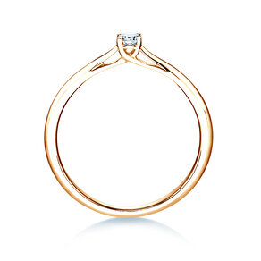 Verlobungsring Delight in 18K Gelbgold mit Diamant 0,10ct H/SI