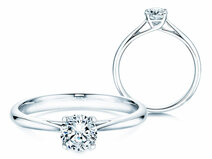 Verlobungsring Delight in Platin 950/- mit Diamant 0,50ct G/SI