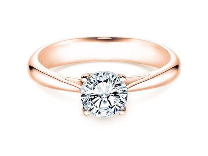 Verlobungsring Delight in 18K Roségold mit Diamant 1,00ct H/SI