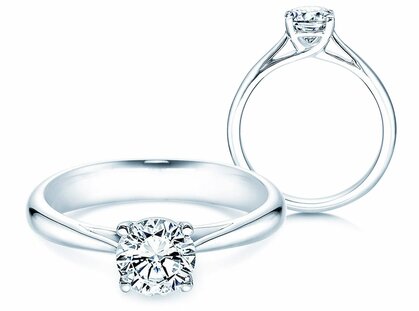 Verlobungsring Delight in 14K Weißgold mit Diamant 1,00ct G/SI