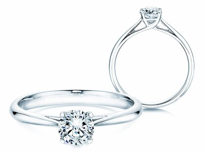 Verlobungsring Delight in Platin 950/- mit Diamant 0,50ct H/SI