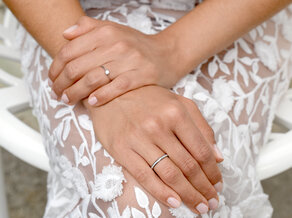 Verlobungsring Devotion in 18K Weißgold mit Diamant 0,15ct H/SI