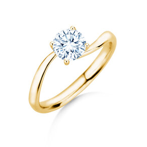 Verlobungsring Devour in 9K Gelbgold mit Diamant 1,00ct H/SI
