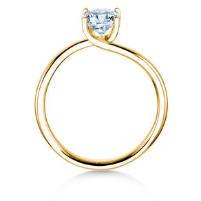 Verlobungsring Devour in 9K Gelbgold mit Diamant 1,00ct H/SI