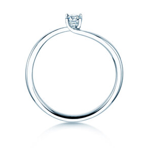 Verlobungsring Devour in Silber 925/- mit Labordiamant 0,15ct E/VS