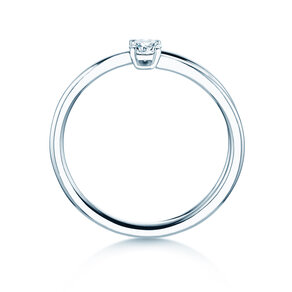 Verlobungsring Eclipse in Silber 925/- mit Diamant 0,15ct G/SI
