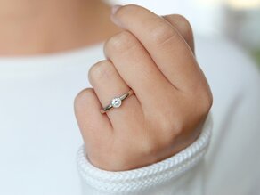 Verlobungsring Eternal in Platin 950/- mit Diamant 0,35ct G/SI