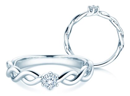 Verlobungsring Evoke in Silber