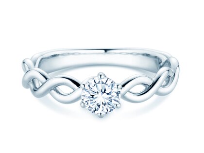 Verlobungsring Evoke in 18K Weißgold mit Diamant 0,50ct G/SI