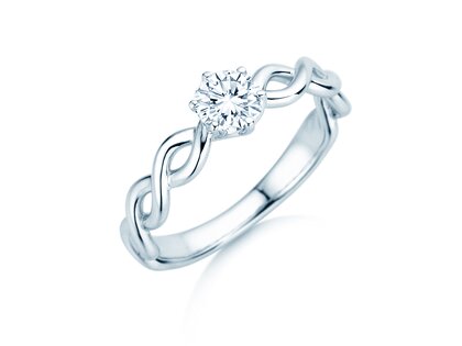 Verlobungsring Evoke in 18K Weißgold mit Diamant 0,50ct G/SI