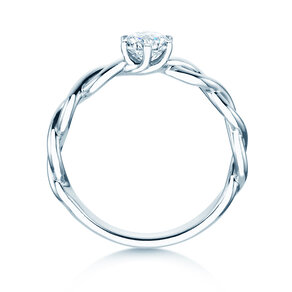 Verlobungsring Evoke in 18K Weißgold mit Diamant 0,50ct G/SI