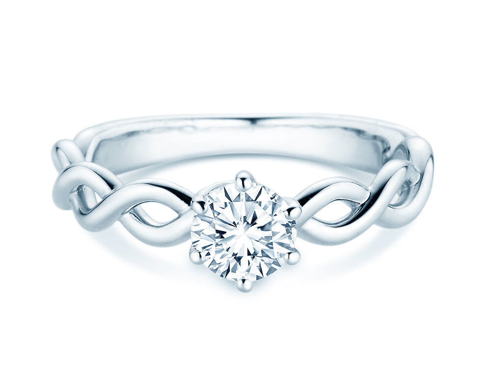 Verlobungsring Evoke in 14K Weißgold mit Diamant 0,75ct G/SI