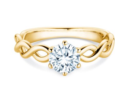 Verlobungsring Evoke in 9K Gelbgold mit Diamant 1,00ct H/SI