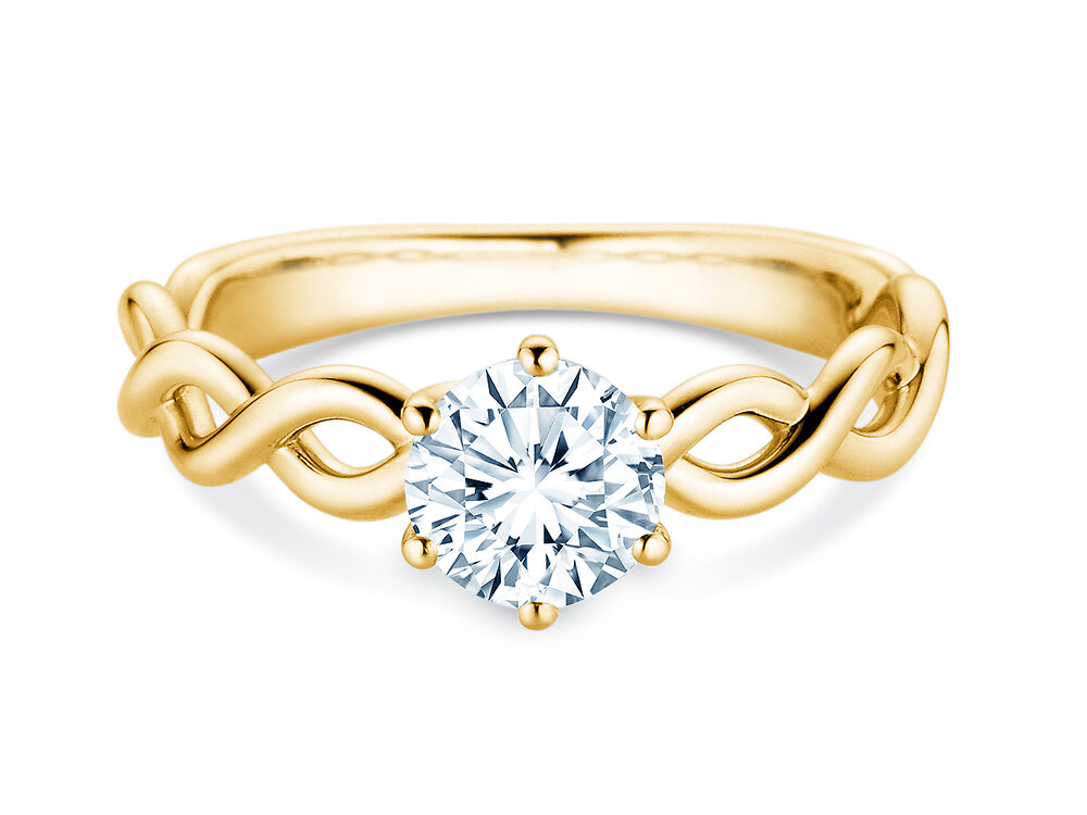 Verlobungsring Evoke in 18K Gelbgold mit Diamant 2,00ct G/SI