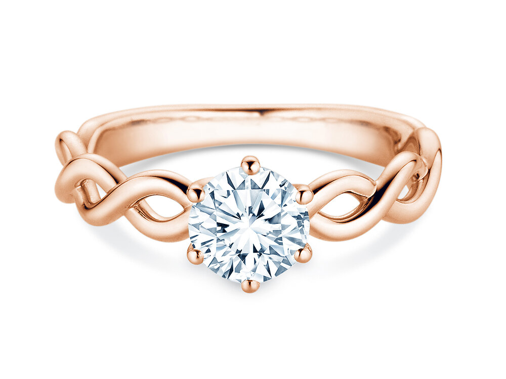 Verlobungsring Evoke in 18K Roségold mit Diamant 3,00ct G/SI