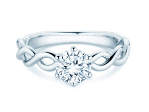 Verlobungsring Evoke in 9K Weißgold mit Diamant 1,00ct H/SI