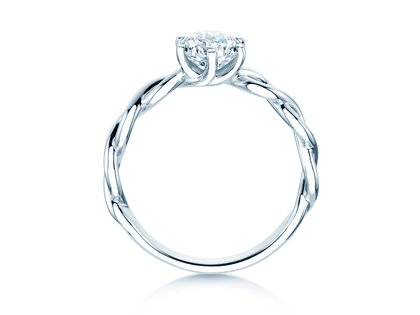 Verlobungsring Evoke in 9K Weißgold mit Diamant 1,00ct H/SI