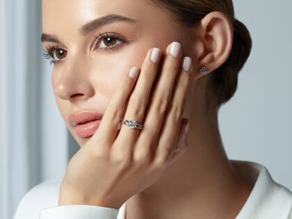 Verlobungsring Evoke in 9K Weißgold mit Diamant 1,00ct H/SI