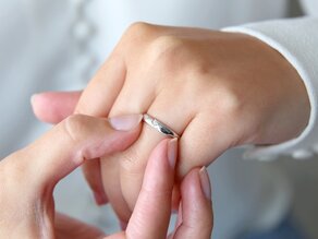Verlobungsring Heart Petite in 14K Weißgold mit Diamanten 0,02ct G/SI