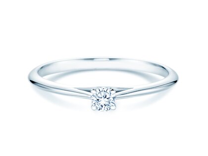 Verlobungsring Heaven 4 in Platin 950/- mit Diamant 0,10ct G/SI