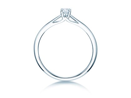Verlobungsring Heaven 4 in Platin 950/- mit Diamant 0,10ct G/SI