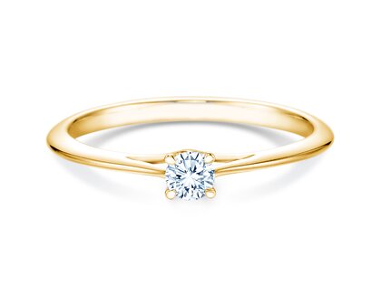 Verlobungsring Heaven 4 in 9K Gelbgold mit Diamant 0,20ct H/SI