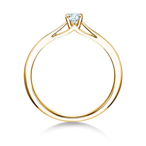 Verlobungsring Heaven 4 in 9K Gelbgold mit Diamant 0,20ct H/SI