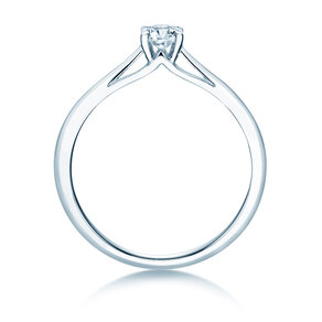 Verlobungsring Heaven 4 in 9K Weißgold mit Diamant 0,25ct H/SI