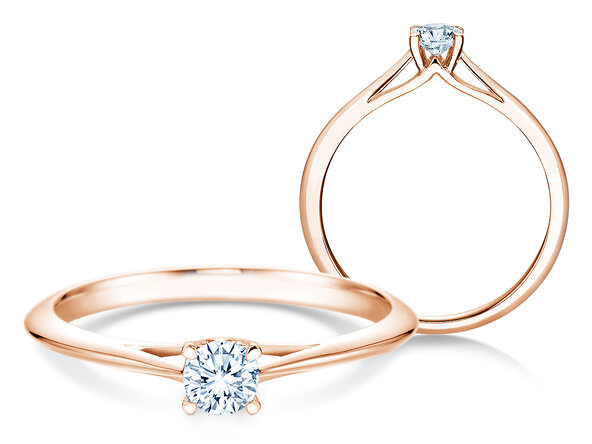 Verlobungsring Heaven 4 in Roségold