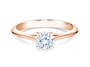 Verlobungsring Heaven 4 in 18K Roségold mit Diamant 0,30ct G/SI