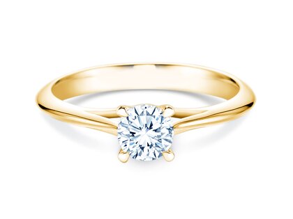 Verlobungsring Heaven 4 in 18K Gelbgold mit Diamant 0,30ct G/SI