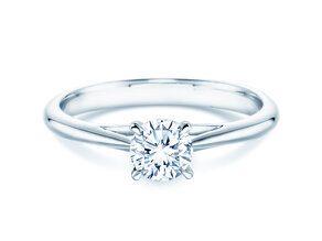 Verlobungsring Heaven 4 in Platin 950/- mit Diamant 0,50ct H/SI