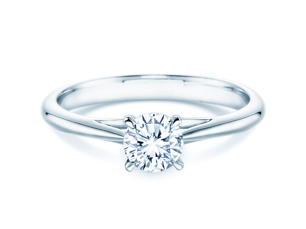 Verlobungsring Heaven 4 in 9K Weißgold mit Labordiamant 0,50ct D/IF