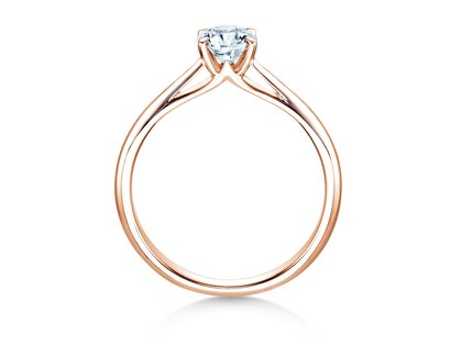 Verlobungsring Heaven 4 in 14K Roségold mit Labordiamant 0,50ct E/VS