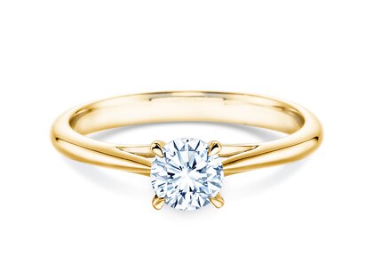 Verlobungsring Heaven 4 in 9K Gelbgold mit Labordiamant 0,50ct E/VS