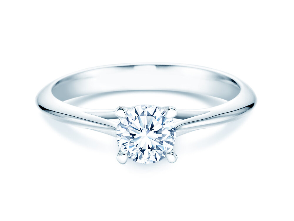 Verlobungsring Heaven 4 in 9K Weißgold mit Labordiamant 0,75ct E/VS