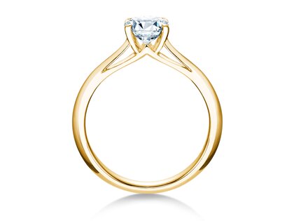 Verlobungsring Heaven 4 in 9K Gelbgold mit Diamant 1,00ct H/SI