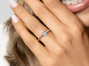 Verlobungsring Heaven 4 in 18K Gelbgold mit Diamant 0,50ct G/SI