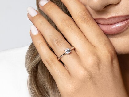 Verlobungsring Heaven 4 in 14K Gelbgold mit Diamant 0,40ct G/SI