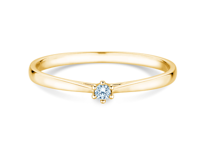 Verlobungsring Heaven 6 Petite in 14K Gelbgold mit Diamant 0,05ct G/SI