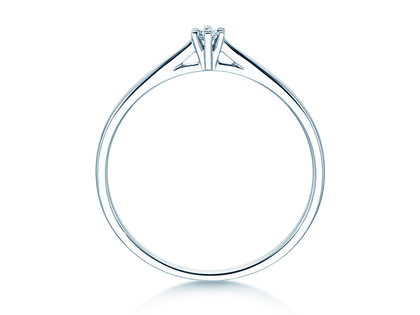 Verlobungsring Heaven 6 Petite in 14K Weißgold mit Diamant 0,05ct G/SI