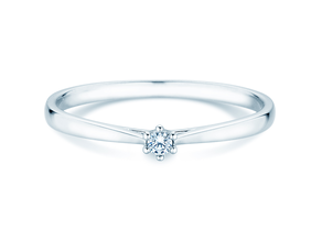 Verlobungsring Heaven 6 Petite in 14K Weißgold mit Diamant 0,05ct G/SI