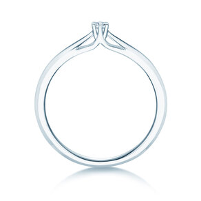 Verlobungsring Heaven 6 in Silber 925/- mit Diamant 0,05ct G/SI