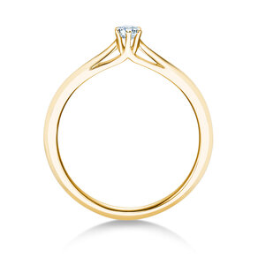 Verlobungsring Heaven 6 in 14K Gelbgold mit Diamant 0,10ct H/SI
