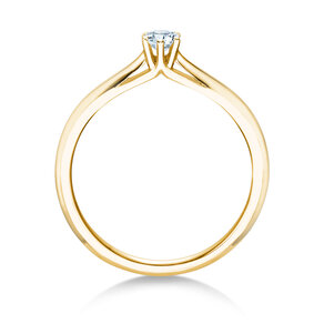 Verlobungsring Heaven 6 in 14K Gelbgold mit Diamant 0,15ct H/SI
