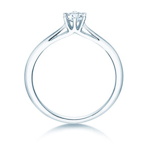 Verlobungsring Heaven 6 in 9K Weißgold mit Diamant 0,25ct H/SI