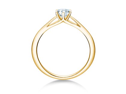 Verlobungsring Heaven 6 in 14K Gelbgold mit Diamant 0,40ct H/SI